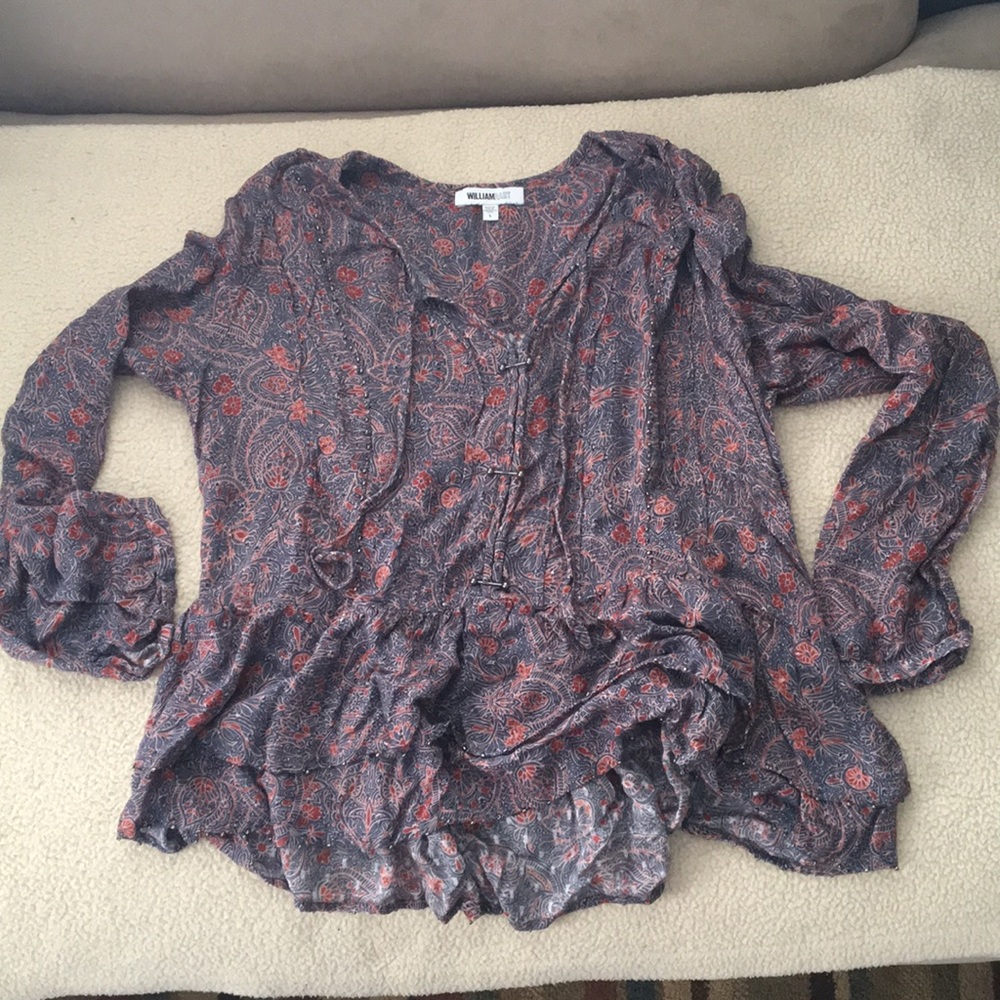 William Rast Flowy Top